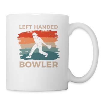 Left Handed Bowler Lefty Bowling - Mug - white - Right