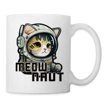 Meownaut astronaut cat for cat daddy - Mug - white - Right