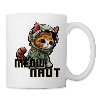 Meownaut astronaut cat for cat daddy - Mug - white - Right