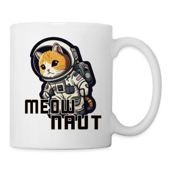Meownaut astronaut cat for cat daddy - Mug - white - Right
