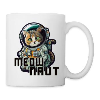 Meownaut astronaut cat for cat daddy - Mug - white - Right