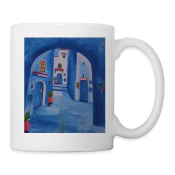 Chefchaoun the Blue city 💙 - Mug blanc - blanc - Droite