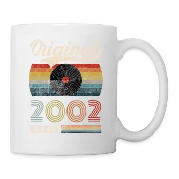2002 Vintage Geburtstag Gift Tee Retro Style - Tasse - Weiß - Rechts