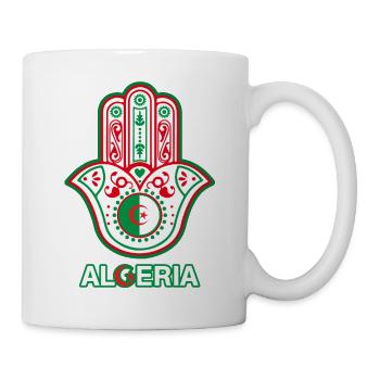 I love Algeria - Fatma's hand - Mug - white - Right