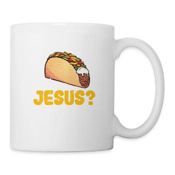 Je veux Taco Bout Jésus Laitue Priez Marc 16:15 - Mug blanc - blanc - Droite