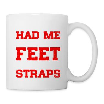Tu m’avais aux pieds dans les sangles 17 - Mug blanc - blanc - Droite