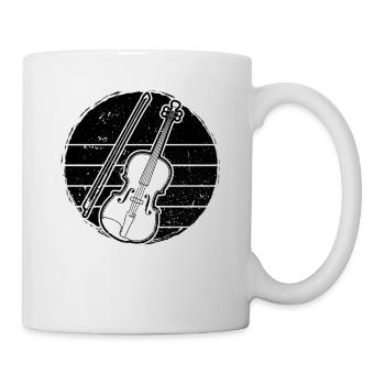 Violon Violoniste Violoniste - Mug blanc - blanc - Droite