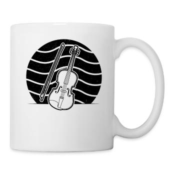 Violon Violoniste Violoniste - Mug blanc - blanc - Droite