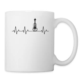 Violon Violoniste Violoniste - Mug blanc - blanc - Droite