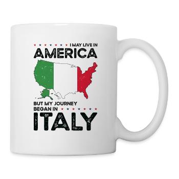 Né en Italie Italie États-Unis - Mug blanc - blanc - Droite