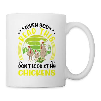 Chickens Chicken Farming Chicken Farmer - Mug - white - Right