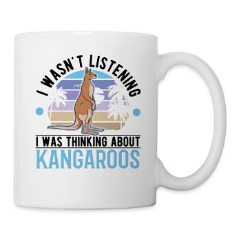 Kangourou australien Kangourou australien - Mug blanc - blanc - Droite