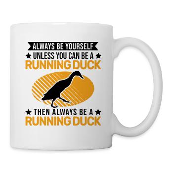 Indian Running Duck Gift Running Duck - Mug - white - Right