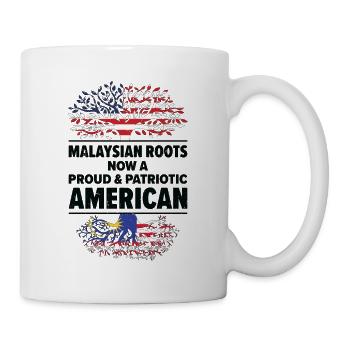 Born Malaysian Malaysia American USA Citizenship - Mug - white - Right