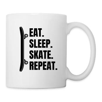 Skateboard Skating Skateboarding Skater Skate Fan - Mug - white - Right