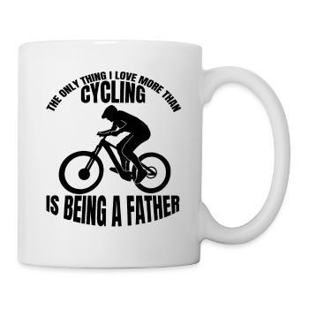 Bike Daddy Cycling Bike Tour Papa Cycling - Mug blanc - blanc - Droite