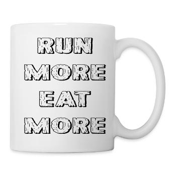 Marathon Triathlon Running Jogging Biking Cycling - Mug - white - Right