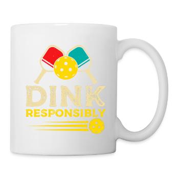 Dink Paddle Sports Pickleball responsable - Mug blanc - blanc - Droite