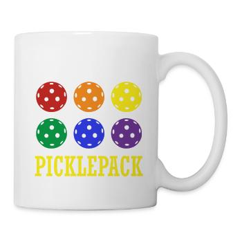 Vérifiez mon picklepack Pickleball - Mug blanc - blanc - Droite