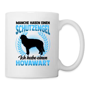 Mein Hovawart ist mein Schutzengel - Tasse - Weiß - Rechts