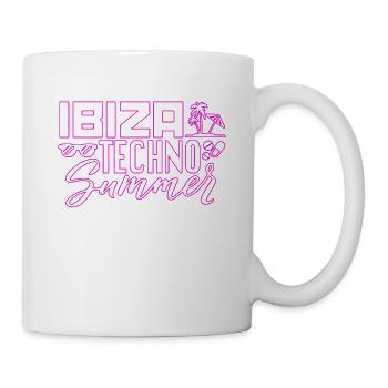 Ibiza Techno Été - Mug blanc - blanc - Droite