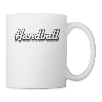 Équipe de handball, club, entraîneur, entraîneur, joueur - Mug blanc - blanc - Droite