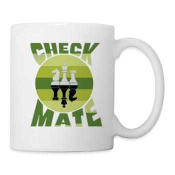 denk wie ein Schachmeister - Tasse - Weiß - Rechts