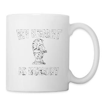 Checkmate in Style: My Knight is hungry - Tasse - Weiß - Rechts