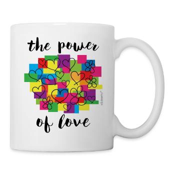Die Macht der Liebe - Tasse - Weiß - Rechts
