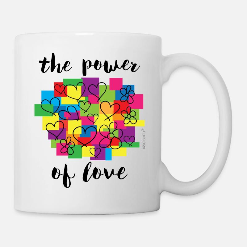 Le pouvoir de l’amour - Mug blanc - blanc