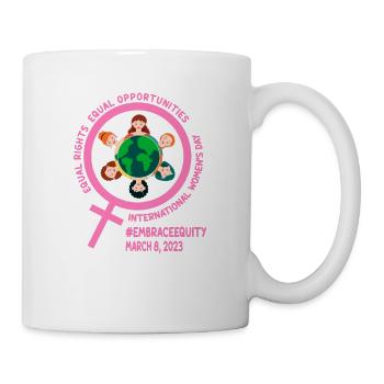 International Women's Day: Equal Rights Equal Resp - Mug - white - Right
