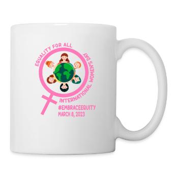 Journée internationale de la femme : Égalité pour Al Embrace - Mug blanc - blanc - Droite