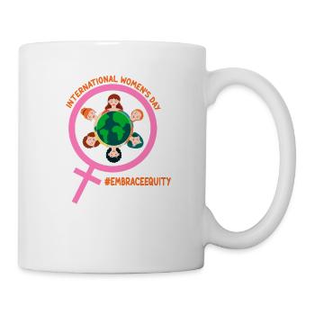 International Womens Month: Embrace Equity - Mug - white - Right