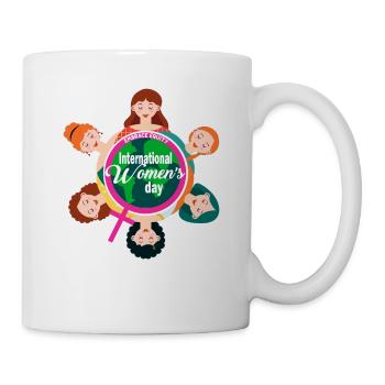 International Women's Day Theme 2023 Embrace Equit - Mug - white - Right