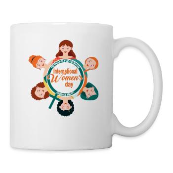 International Women's Day: Feminism is for Everyon - Mug - white - Right