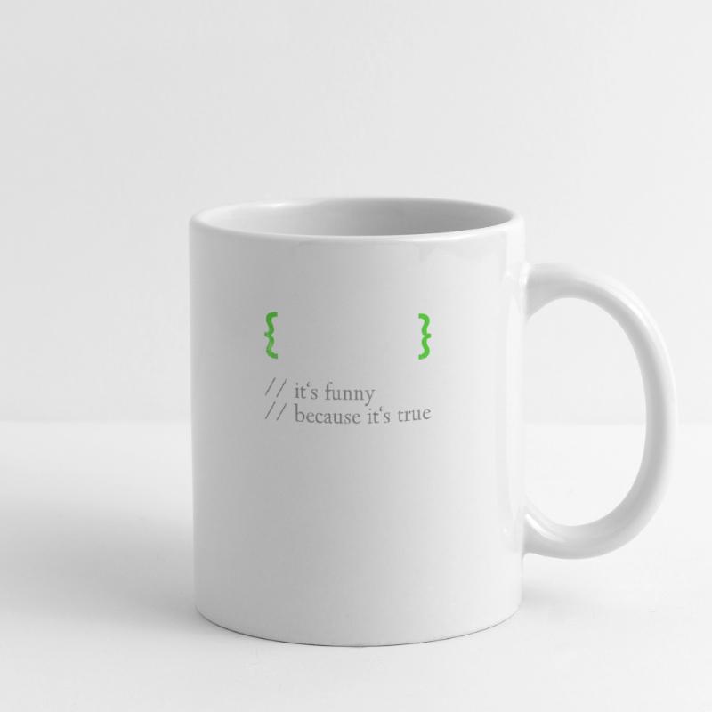 ! Falsch Lustig Programmierer Programmierer Computerentwickler Tasse