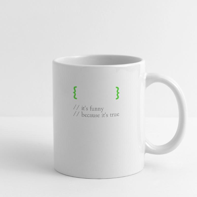 ! False - Lustige Codierung Programmierer Computerprogramm Tasse