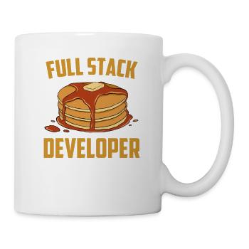 Full Stack Entwickler - Software Science Programmierer - Tasse - Weiß - Rechts