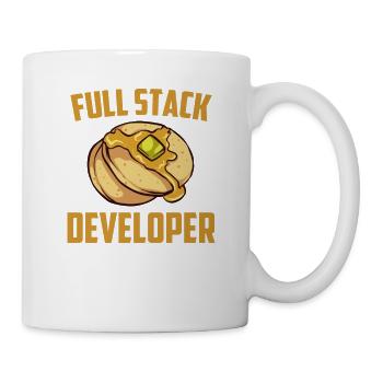 Full Stack Entwickler - Programmierer für Coding Science - Tasse - Weiß - Rechts