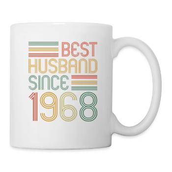 55. Hochzeitstag Bester Ehemann seit 1968 - Tasse - Weiß - Rechts