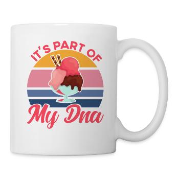 It's part of my DNA ice cream gift - Mug - white - Right