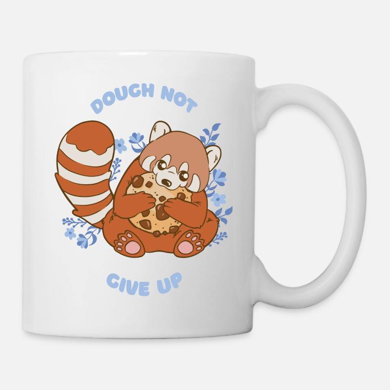 Dough Not Give Up Retro Funny Cookie Lover - Mug blanc - blanc