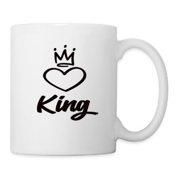 King - Tasse - Weiß - Rechts
