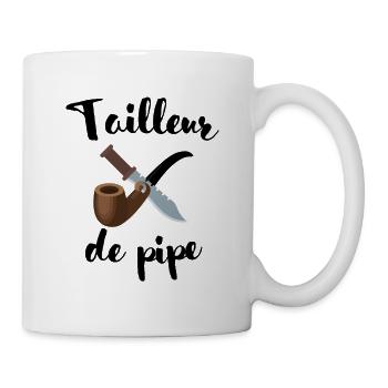 Tailleur de pipe cadeau homo - Mug blanc - blanc - Droite