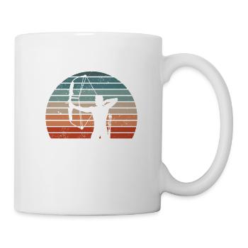 Oui je suis gaucher archer oui je suis encore mieux - Mug blanc - blanc - Droite
