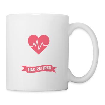 Ein legendärer Kardiologe hat die Kardiologie in den Ruhestand versetzt - Tasse - Weiß - Rechts