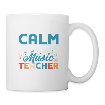 Keep calm and let the music teacher handle it cho - Mug - white - Right