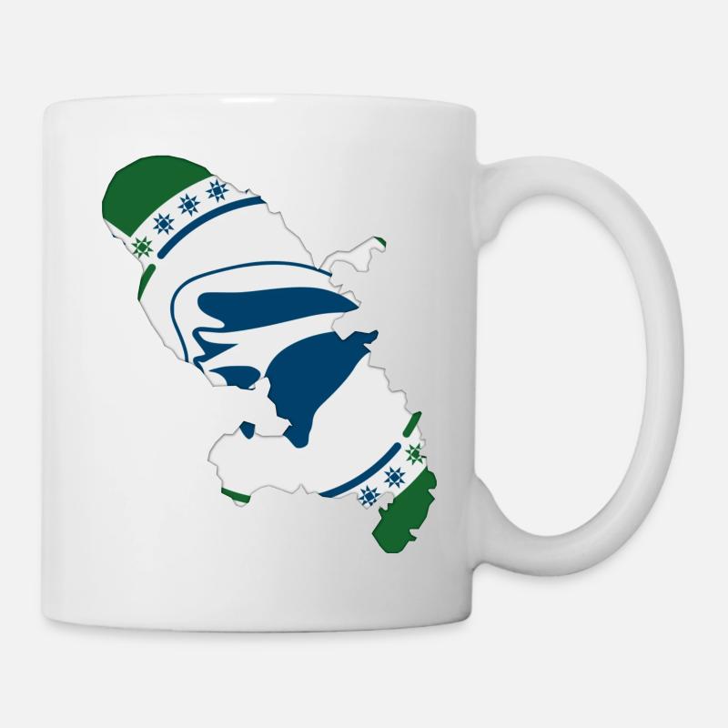 Stadtplan von Martinique - Tasse - Weiß
