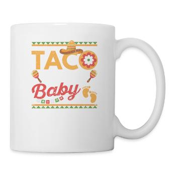 Taco Bout A Annonce de grossesse de bébé Cinco - Mug blanc - blanc - Droite