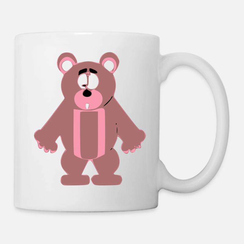 Kazou der mürrische Bär - Tasse - Weiß